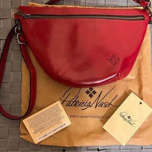 Patricia Nash Cherry Red Crossbody Bag